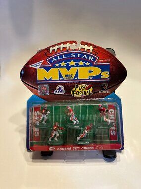 1997 All Star MVP’s Posable Figures NFL Kansas City Chiefs Set Sealed